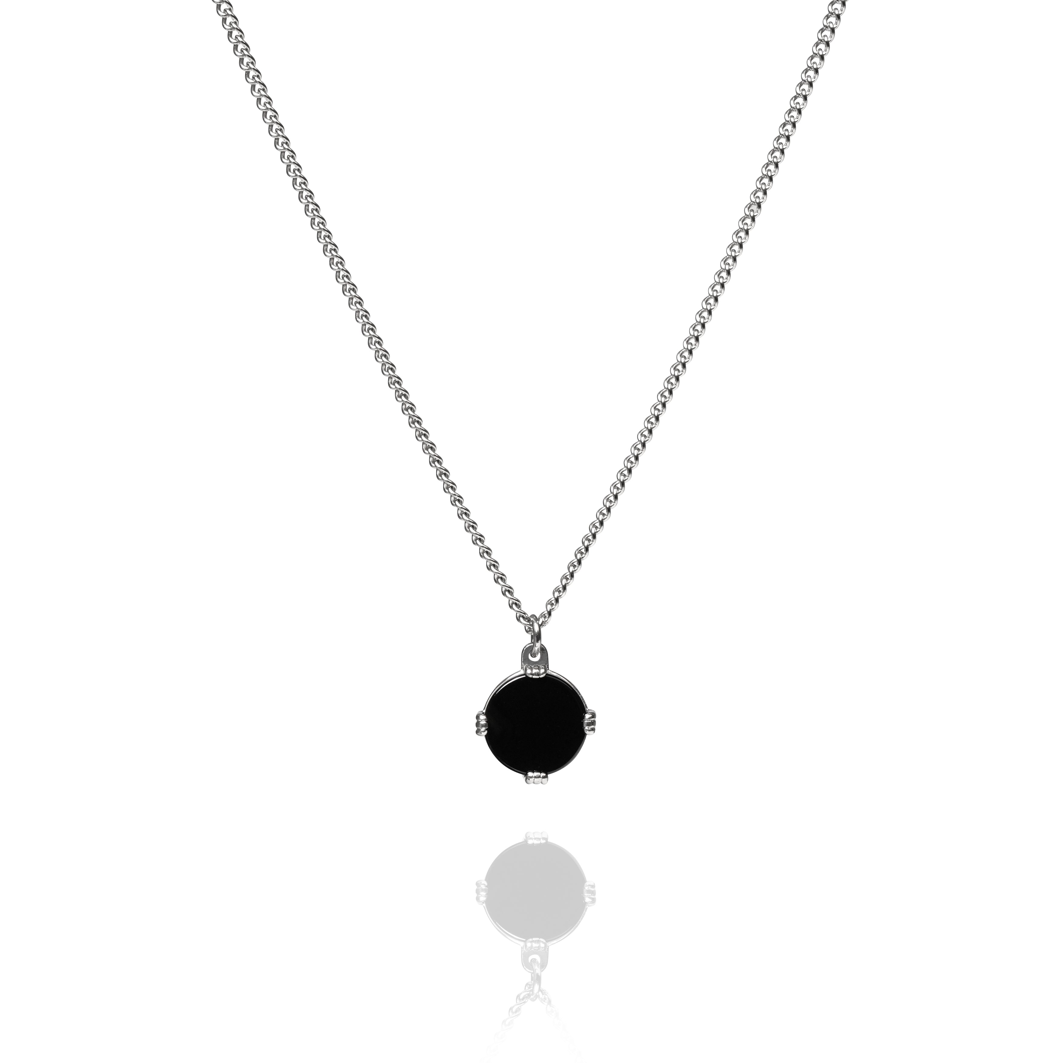 Lineage® Black Obsidian Circular, Necklace