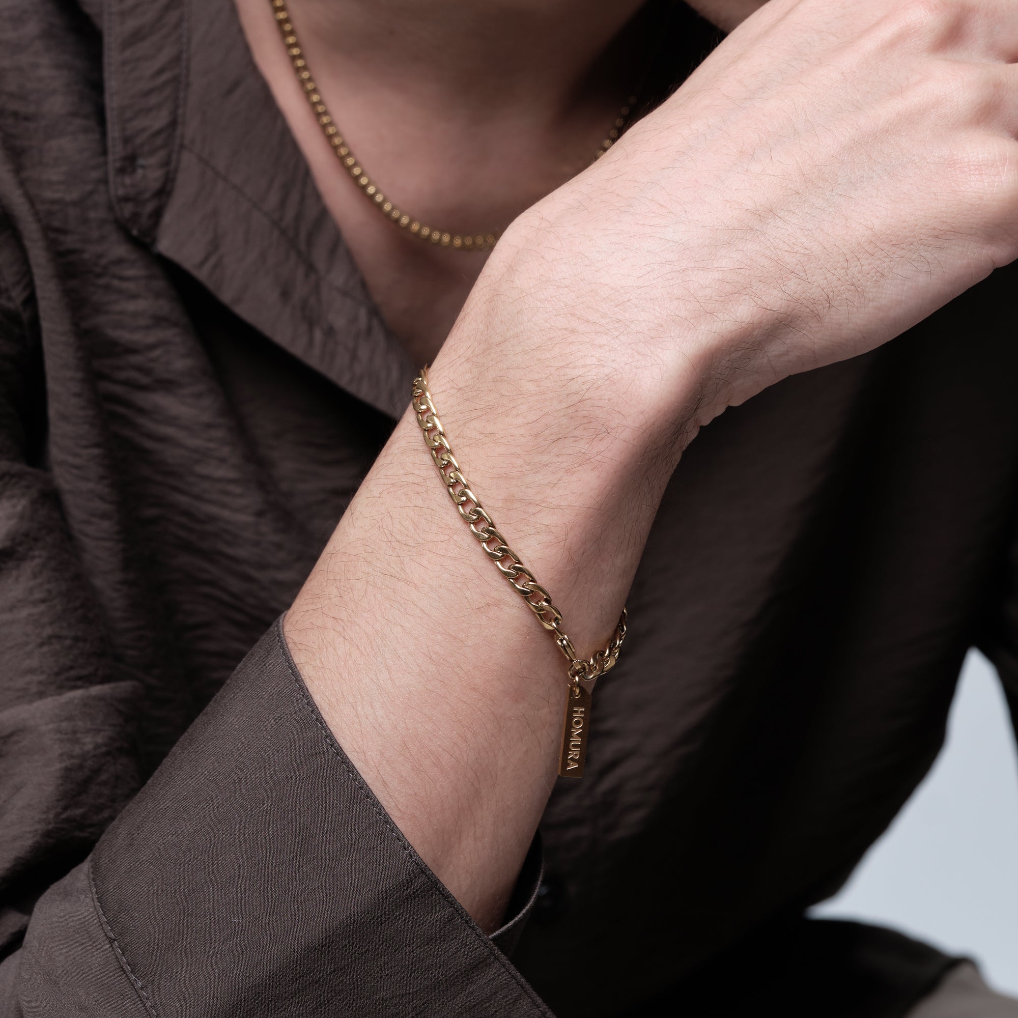 Opus® Miami Gold Chain 5mm, Bracelet