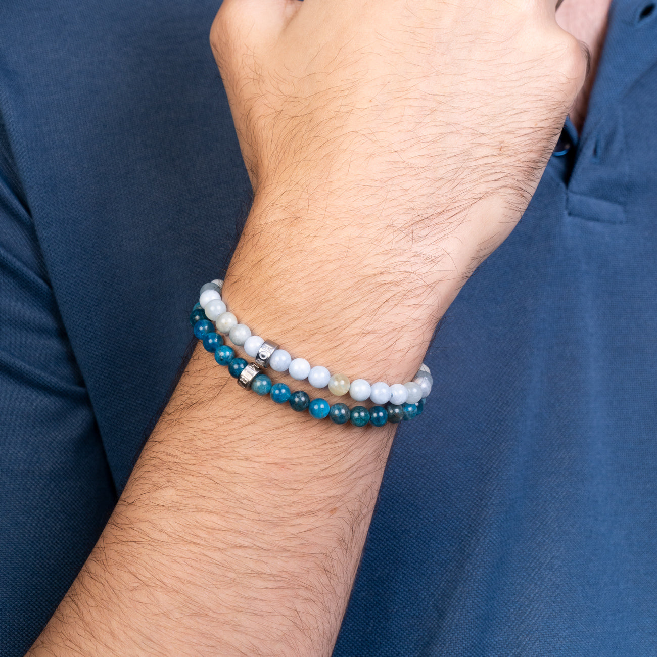 Peruvian Blue Apatite 6mm