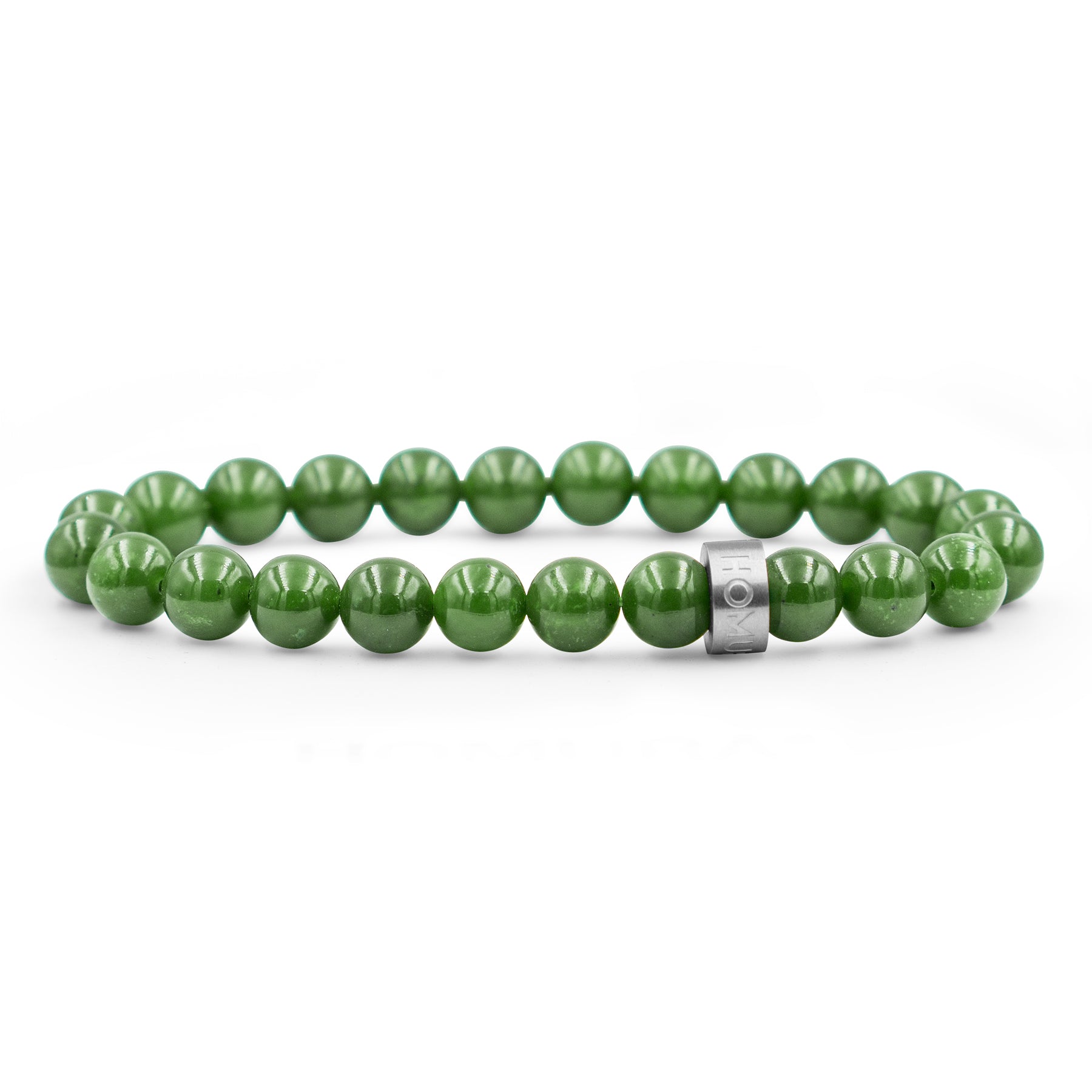Imperial Mountain Jade Bracelet - 8.0 mm