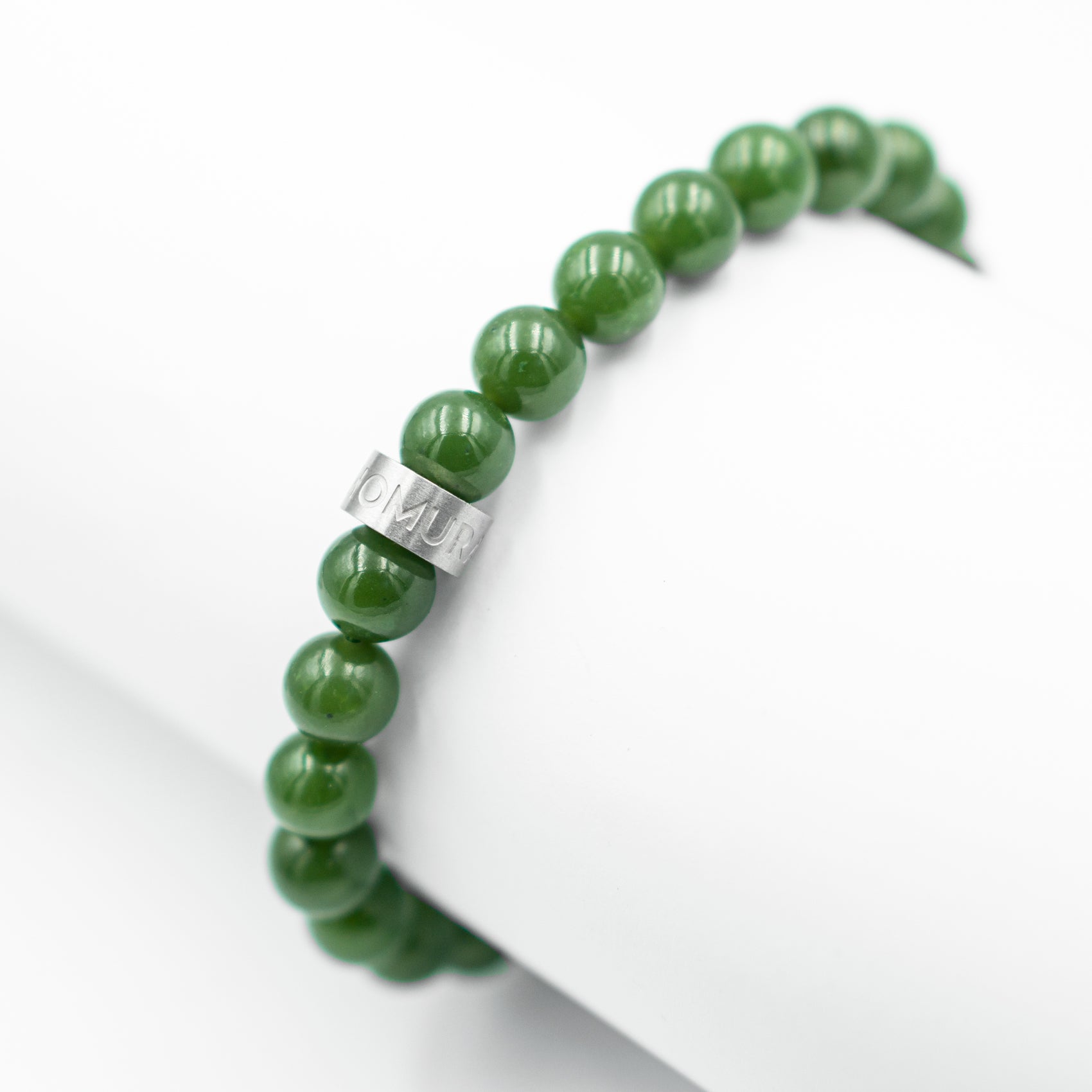 Imperial Mountain Jade Bracelet - 8.0 mm