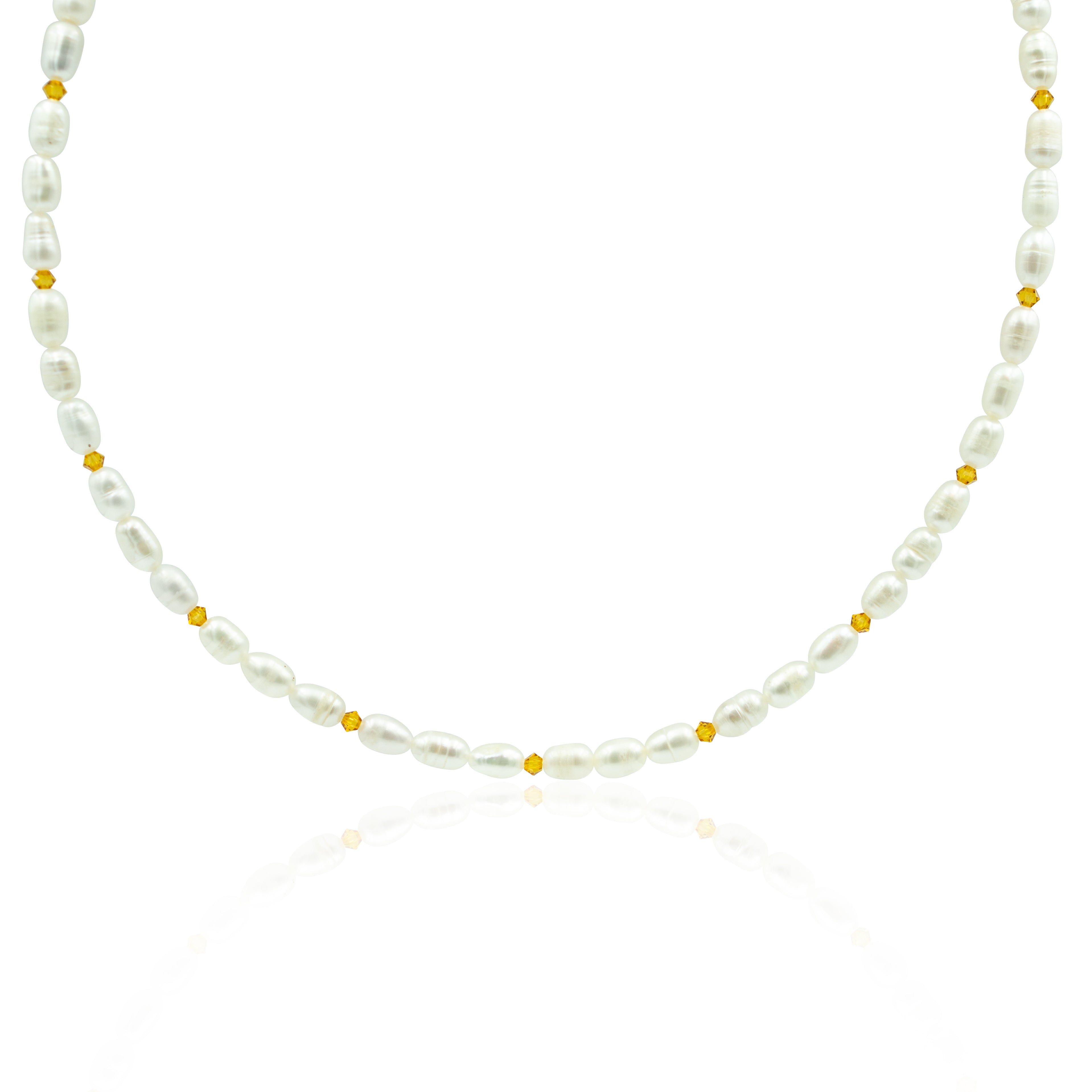 Calais® Pearl Yellow Topaz, choker